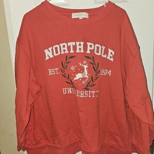 North Pole University Red Sweater
